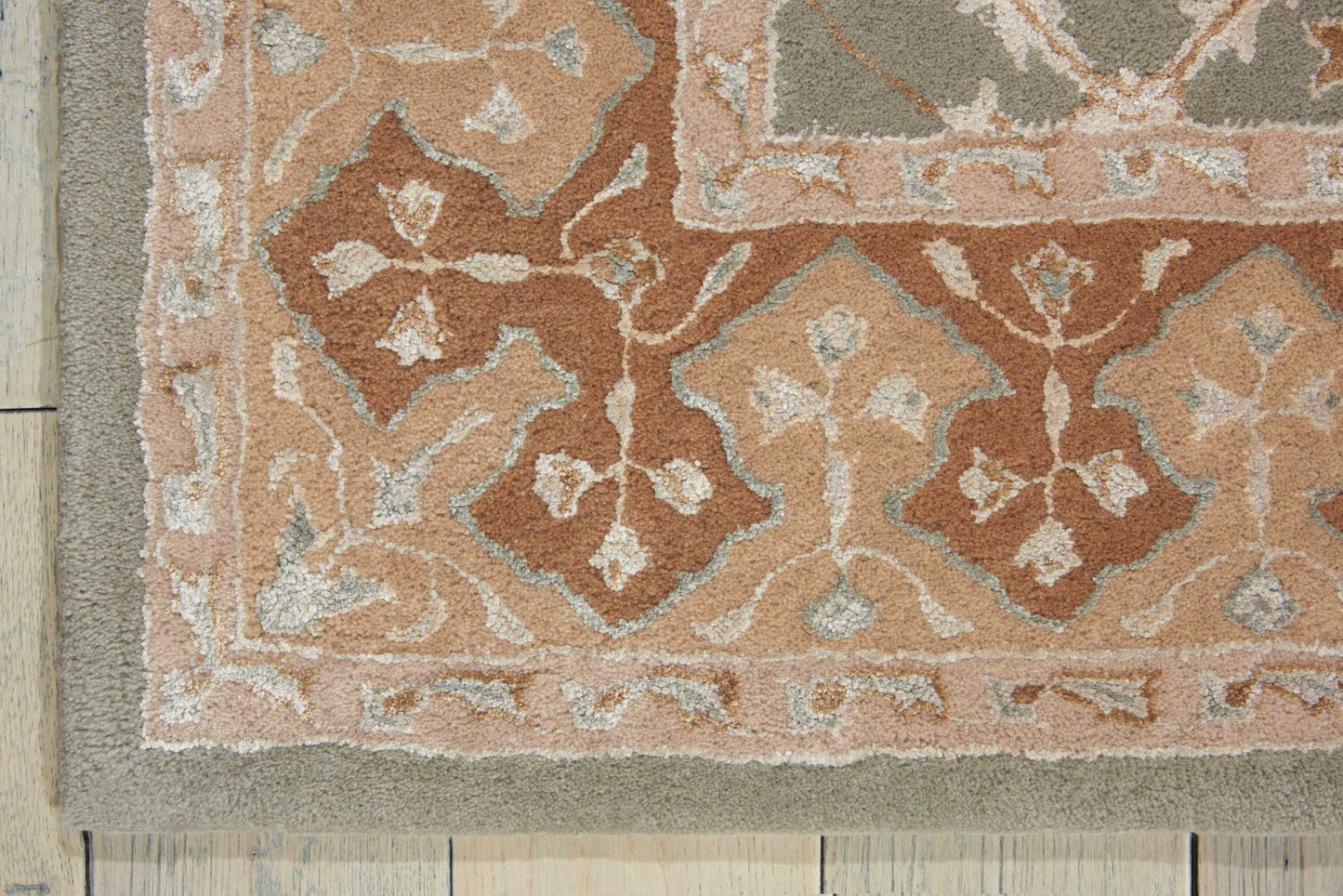 Nourison Home Symphony  Light Green  Traditional