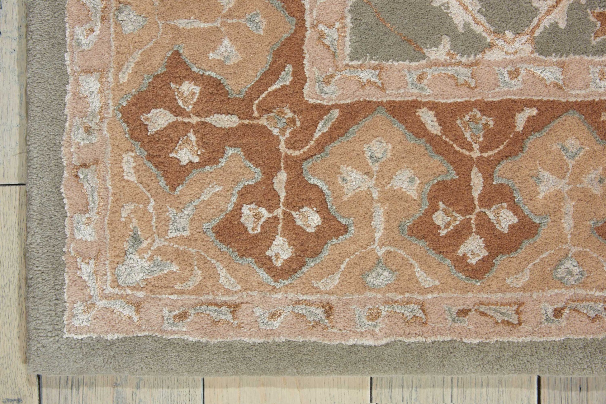 Nourison Home Symphony  Light Green  Traditional