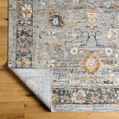 Surya Beckham BCM-2307 Ice Blue Traditional Machinemade Rug