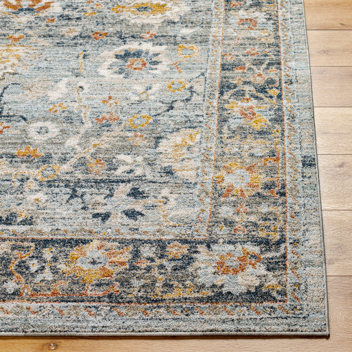 Surya Beckham BCM-2307 Ice Blue Traditional Machinemade Rug