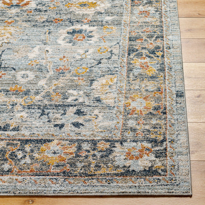 Surya Beckham BCM-2307 Ice Blue Traditional Machinemade Rug