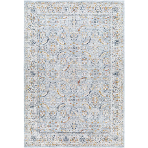 Surya Beckham BCM-2318 Ice Blue Traditional Machinemade Rug