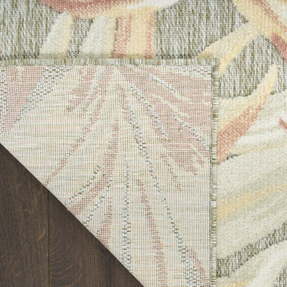 Nourison Home Aloha  Sage Rose  Contemporary