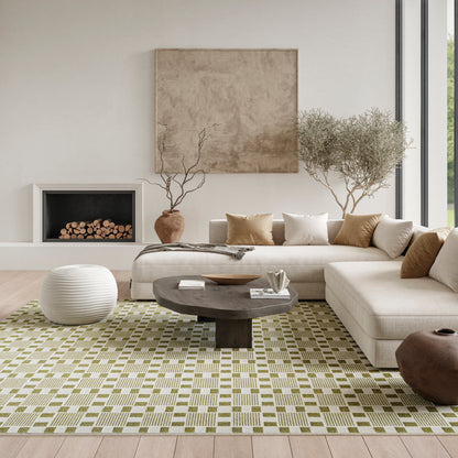 Nourison Home Nordic  Green  Contemporary