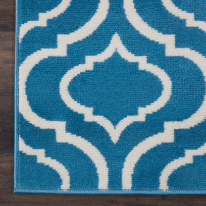 Nourison Home Jubilant  Blue  Transitional