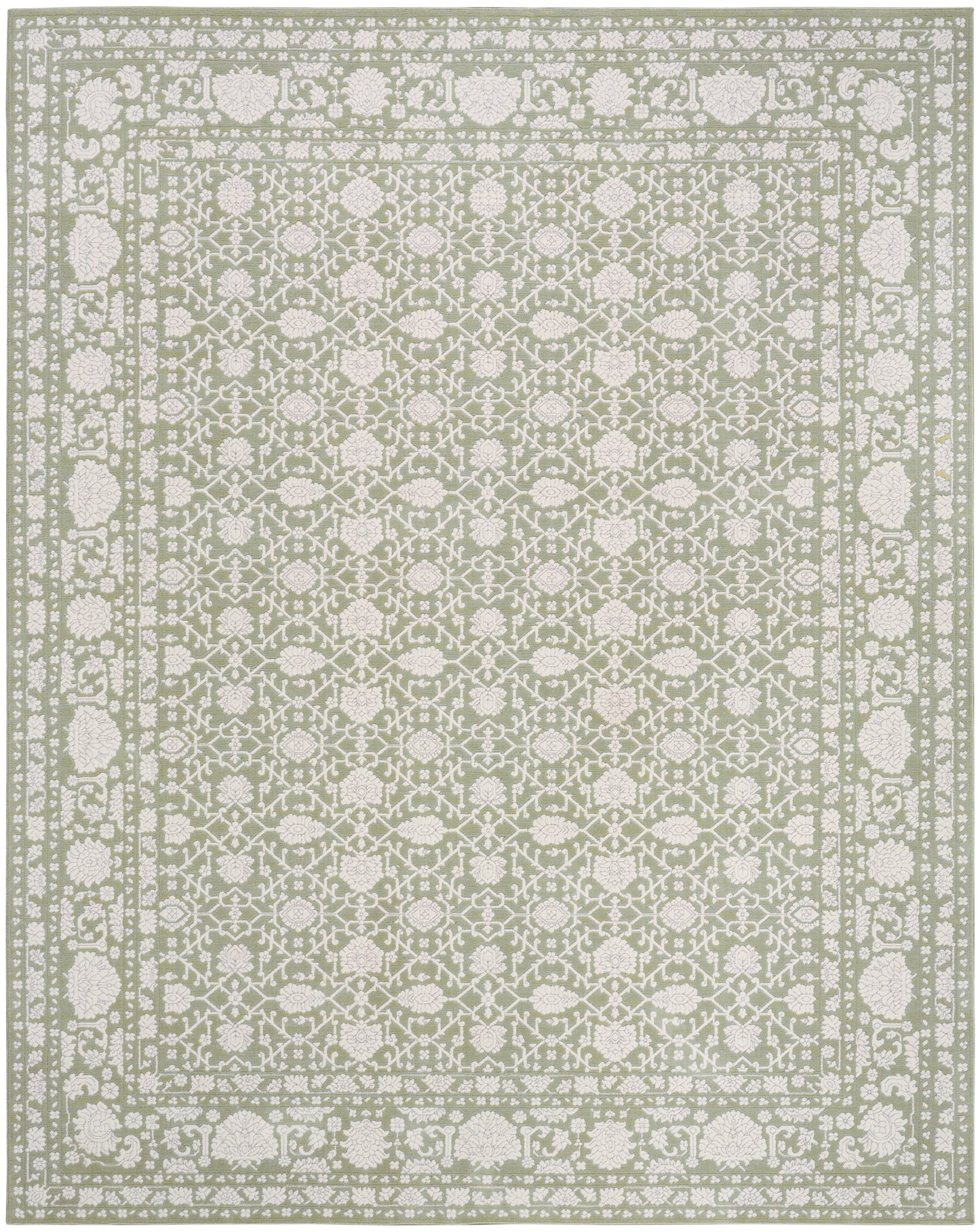Nourison Home Grace  Sage  Traditional
