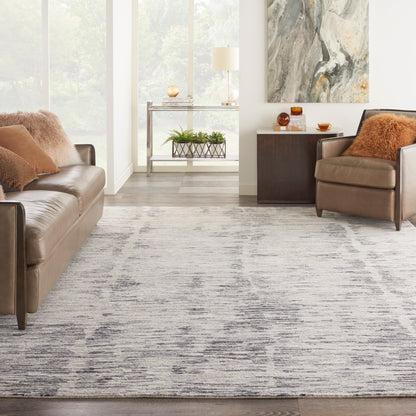 Nourison Home OCEAN  Cream Charcoal  Contemporary