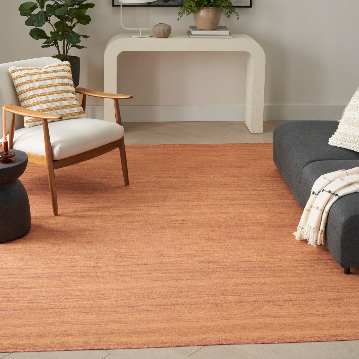 Nourison Home Washable Essentials  Copper  Contemporary