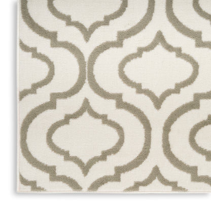 Nourison Home Jubilant  Ivory Green  Transitional