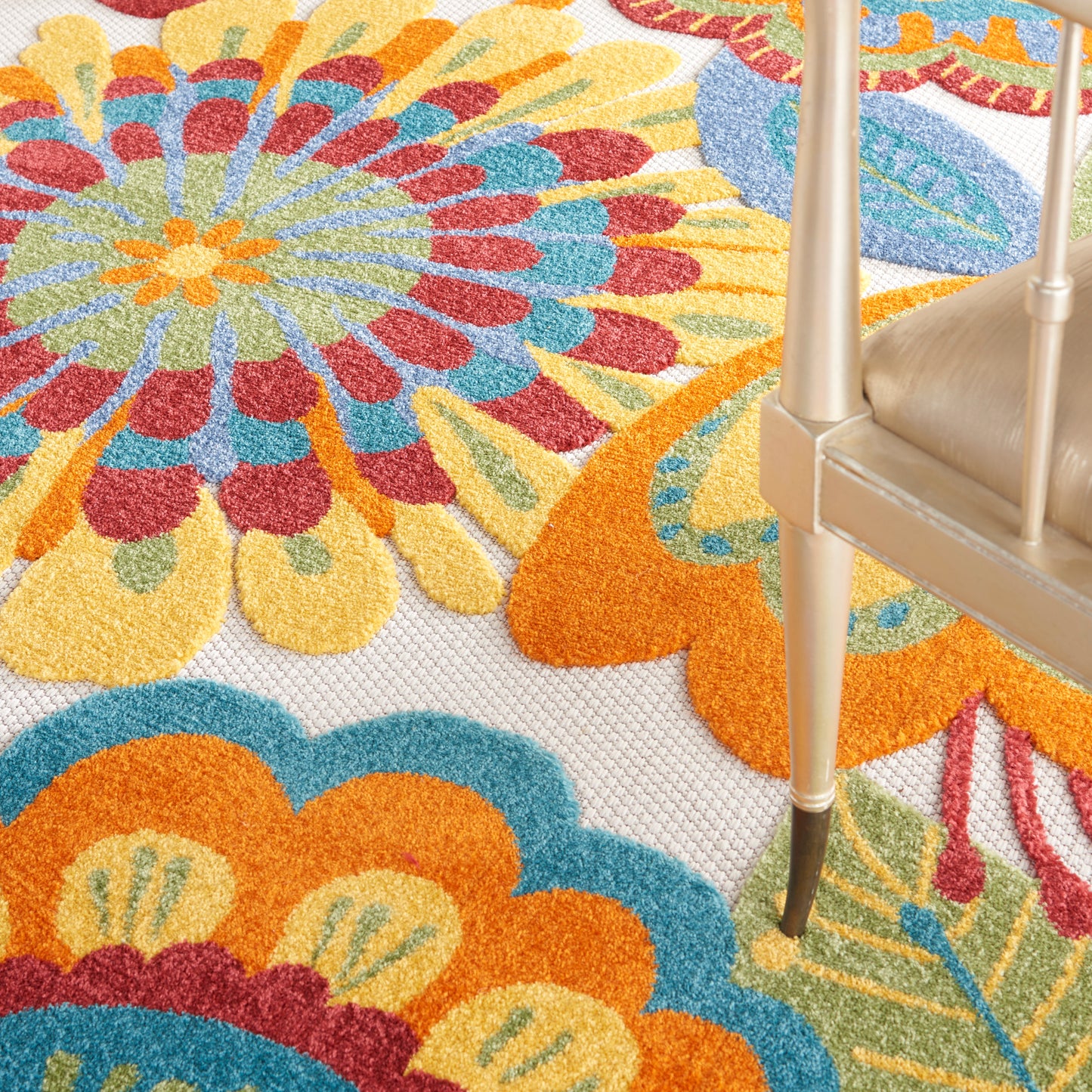 Nourison Home Aloha  Multicolor  Contemporary