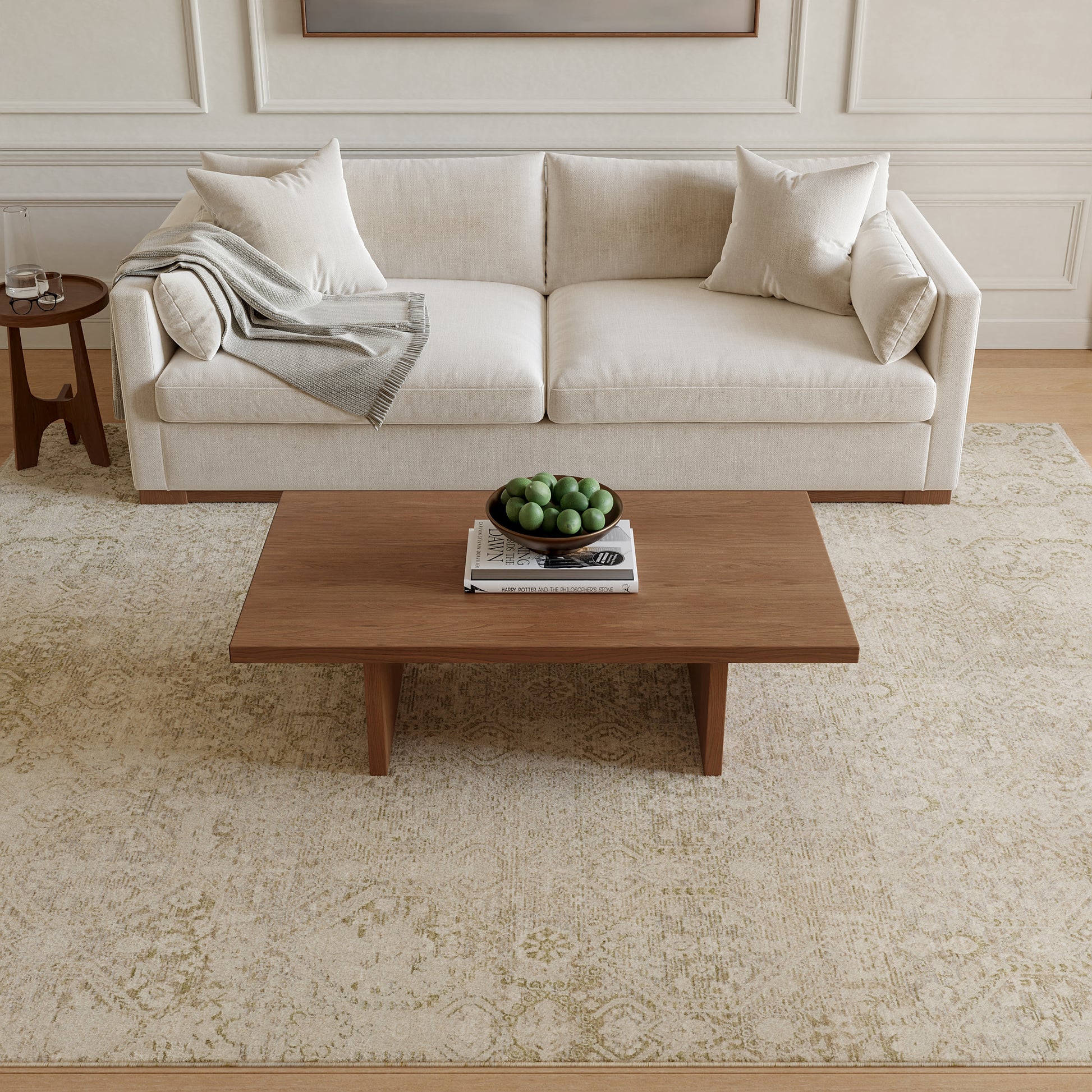 Nourison Home Sultana  Beige Green  Traditional