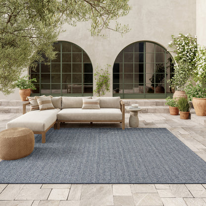 Nourison Home Tulum  Denim  Contemporary