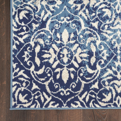 Nourison Home Jubilant  Navy Ivory  Contemporary