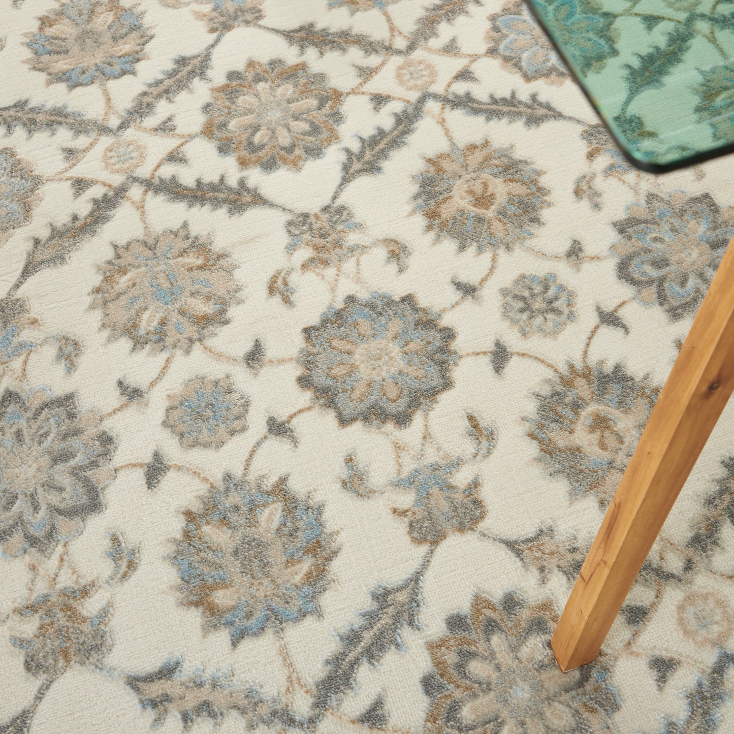 Nourison Home Grand Villa  Cream  Transitional