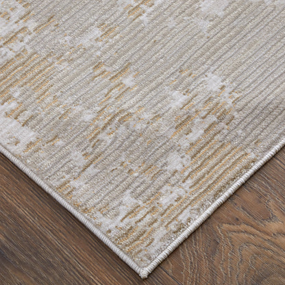 Feizy Sonora 39PLF Ivory Modern/Bohemian & Eclectic Machinemade Rug