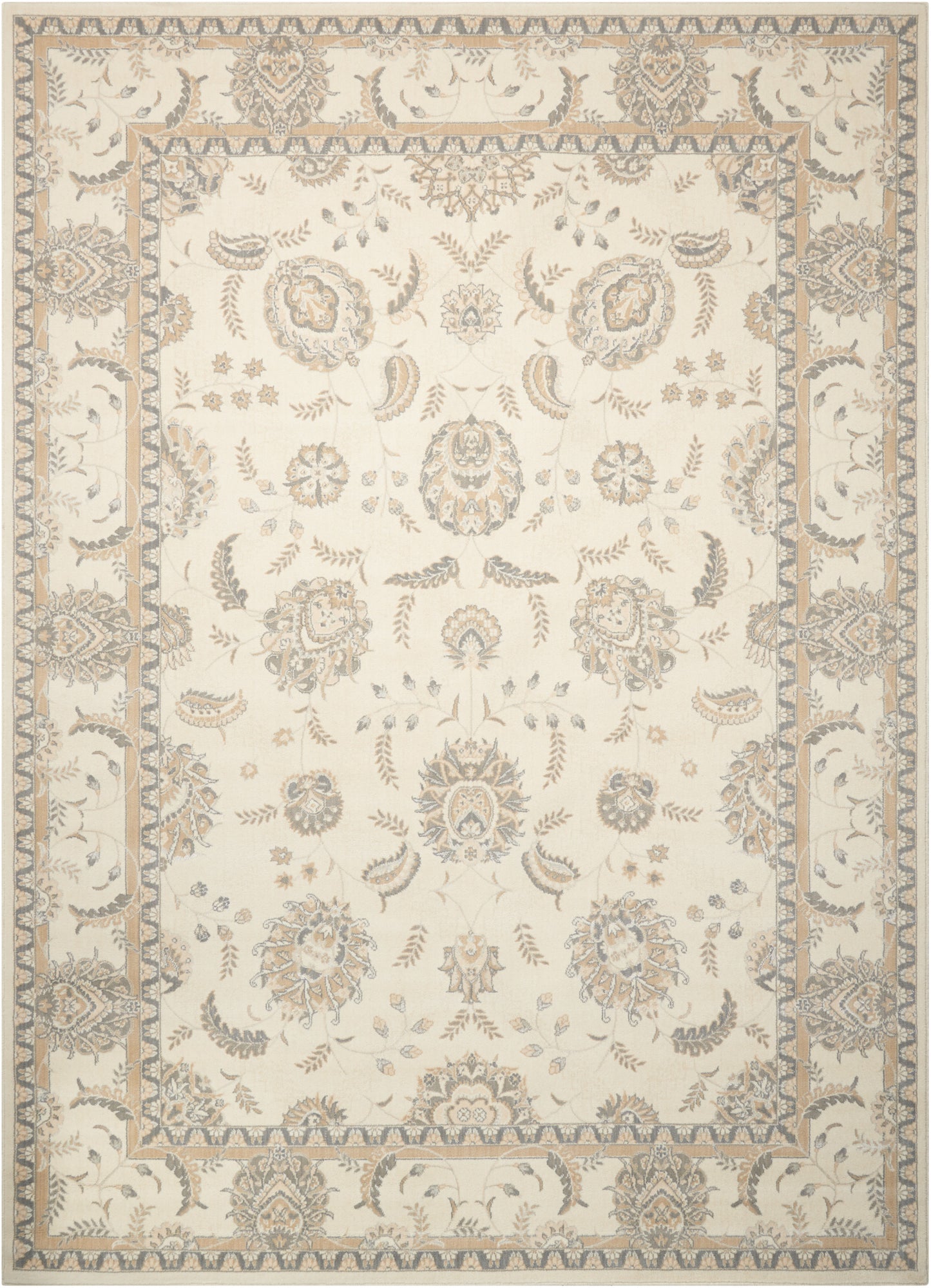 Nourison Home Persian Empire PE22 Bone Traditional Loomed Rug