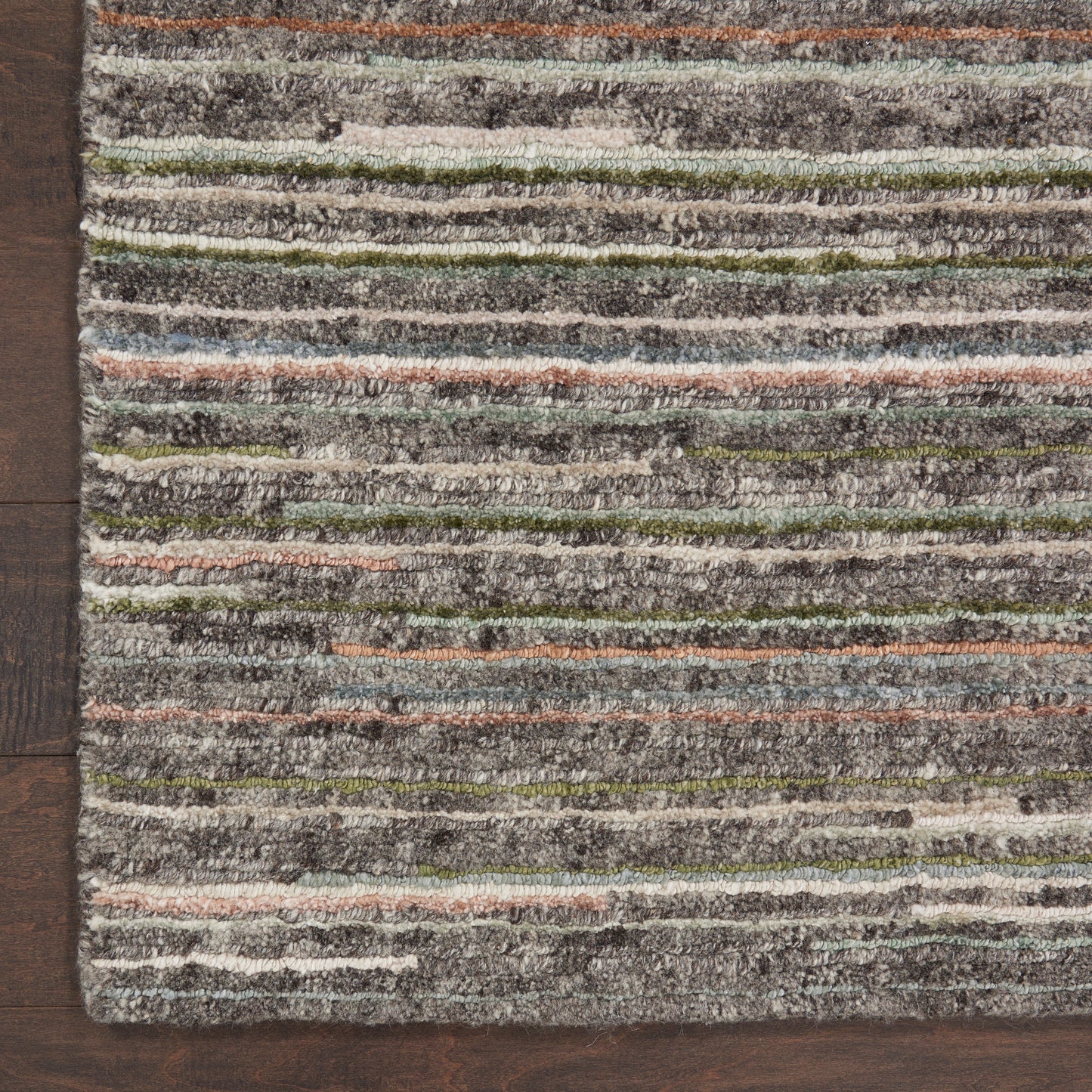 Nourison Home Plateau  Grey Green  Contemporary