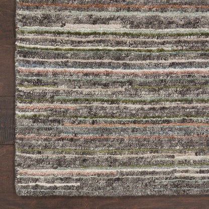 Nourison Home Plateau  Grey Green  Contemporary