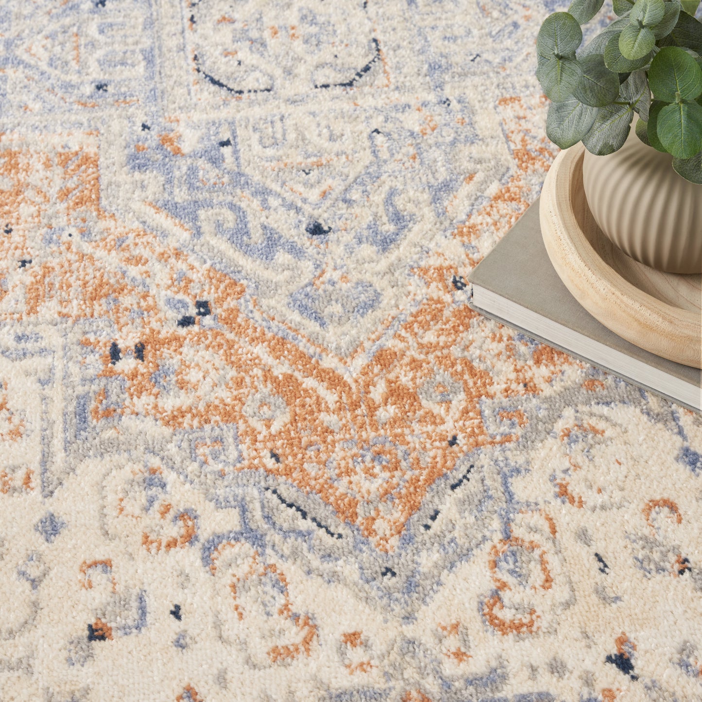 Nourison Home Nourison Essentials Persian  Beige Blue  Traditional