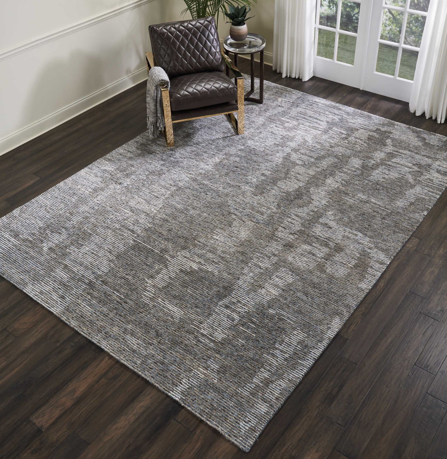 Nourison Home Ellora  Slate  Contemporary