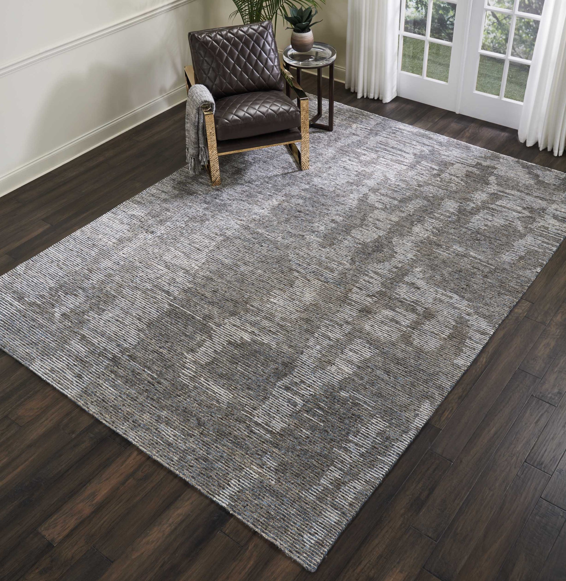 Nourison Home Ellora  Slate  Contemporary