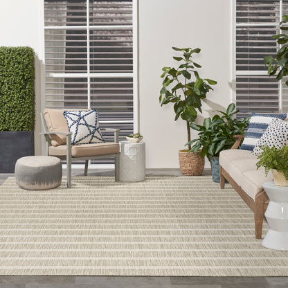 Nourison Home Positano  Grey Ivory  Contemporary