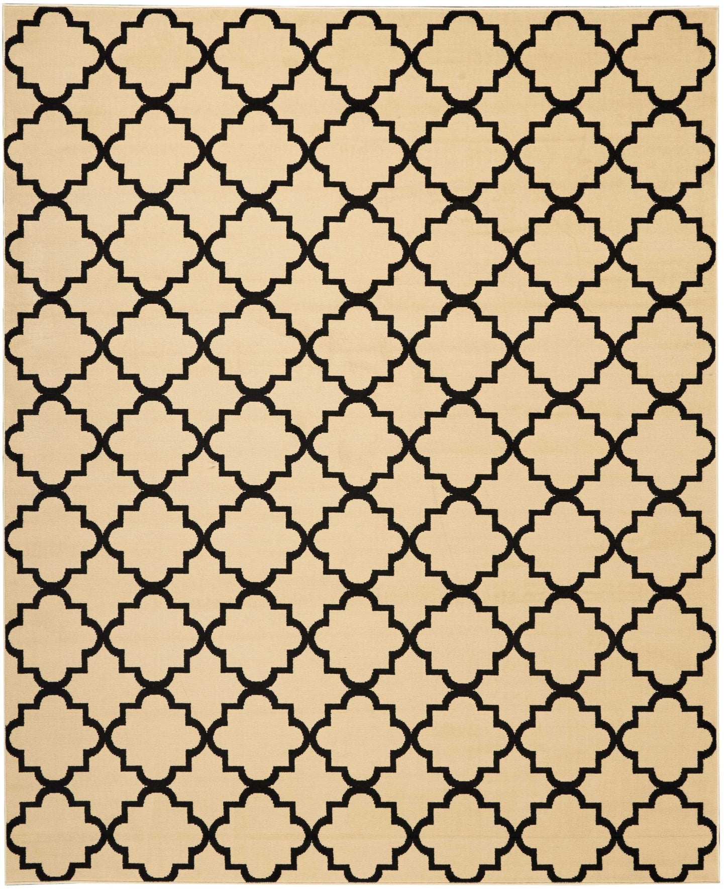 Nourison Home Grafix  Cream Black  Transitional