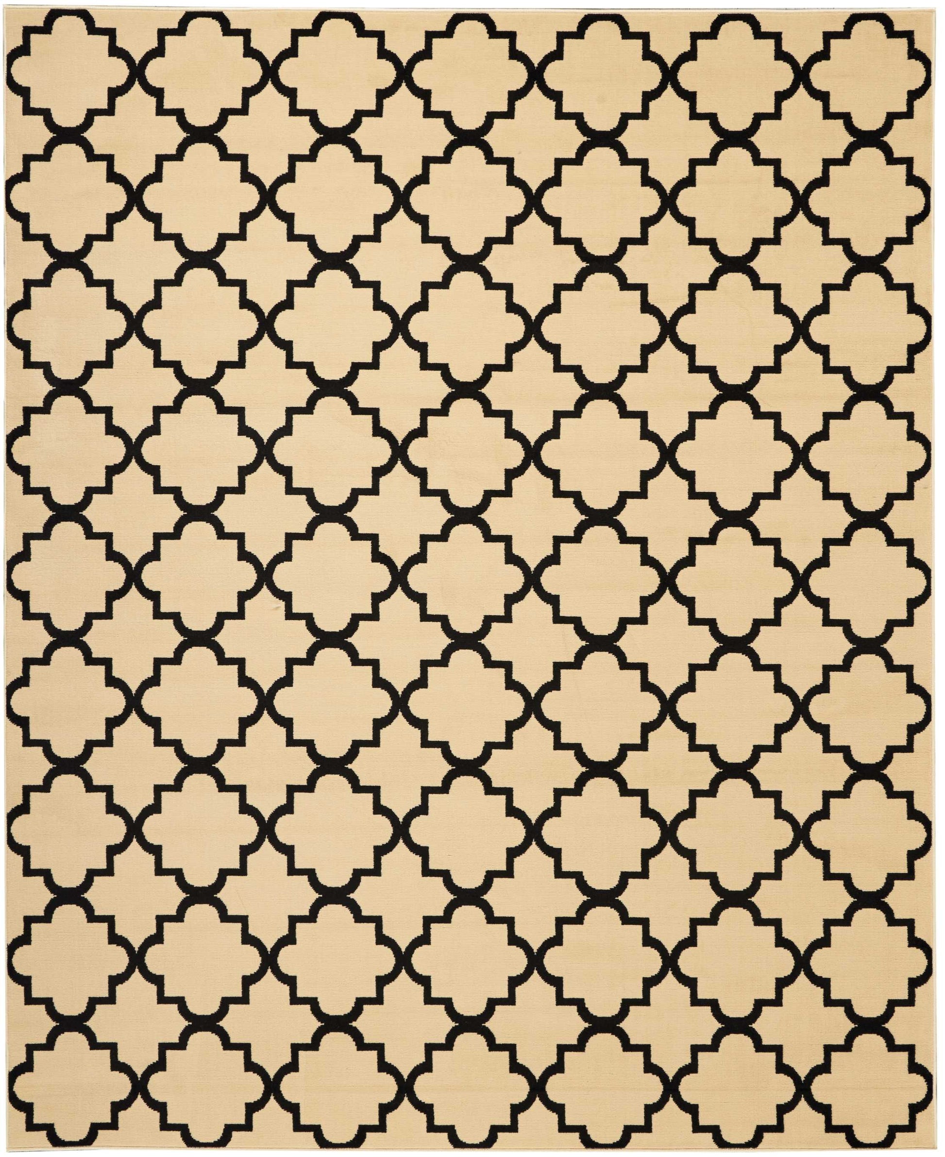 Nourison Home Grafix  Cream Black  Transitional