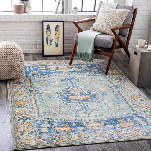 Surya Bodrum BDM-2333 Navy Traditional Machinemade Rug