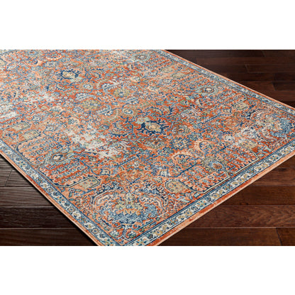Surya Bodrum BDM-2349 Burnt Orange Coastal Machinemade Rug