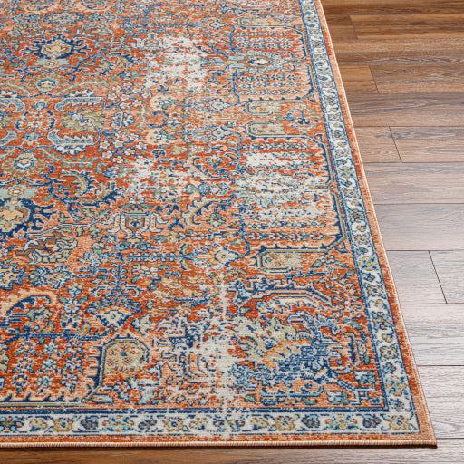 Surya Bodrum BDM-2349 Burnt Orange Coastal Machinemade Rug