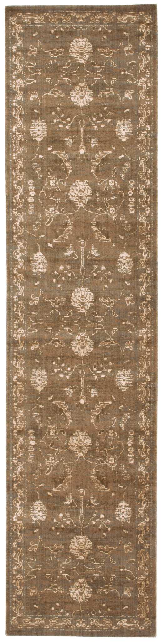 Nourison Home Silk Elements SKE02 Cocoa Traditional Loomed Rug