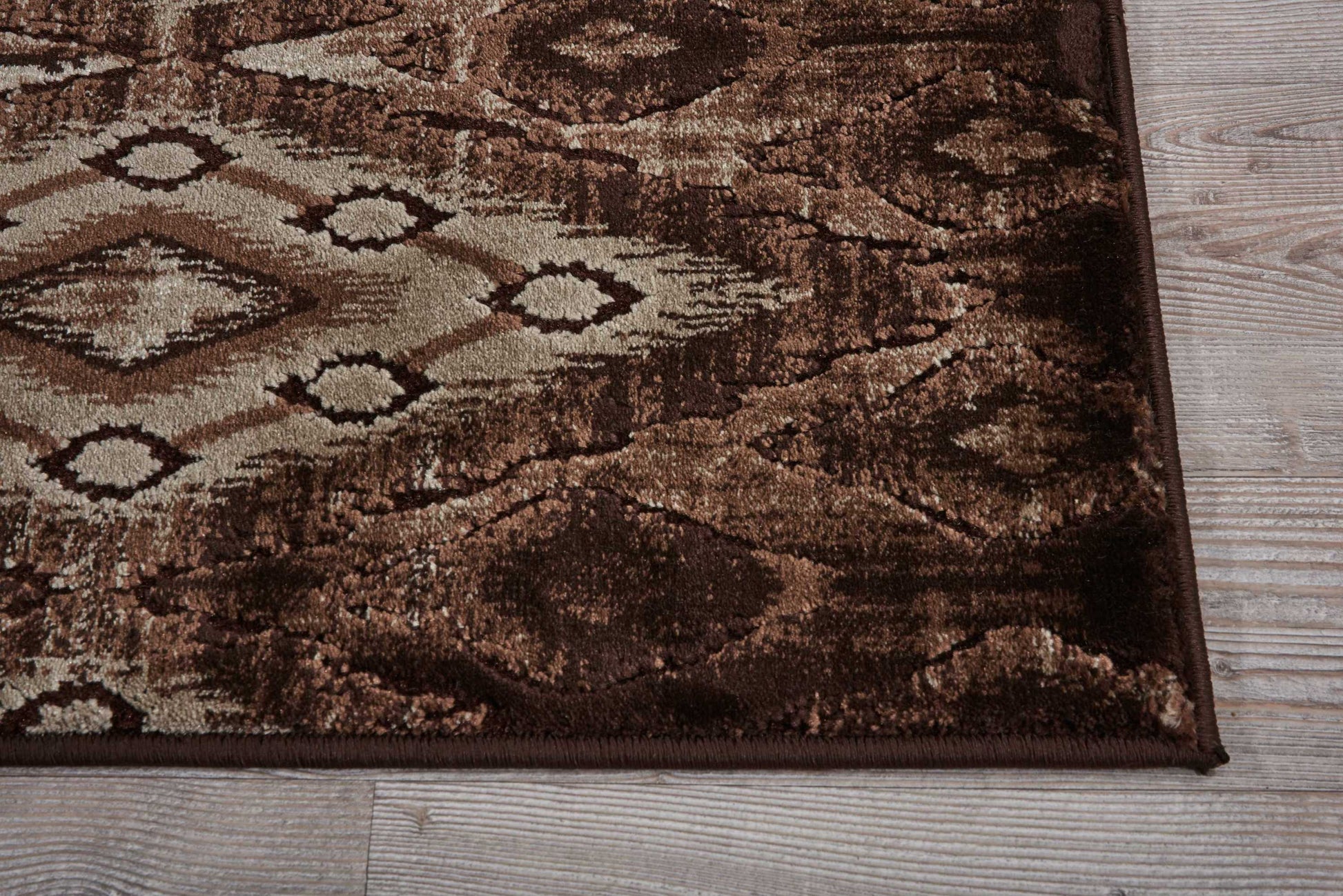 Nourison Home Karma  Chocolate  Transitional