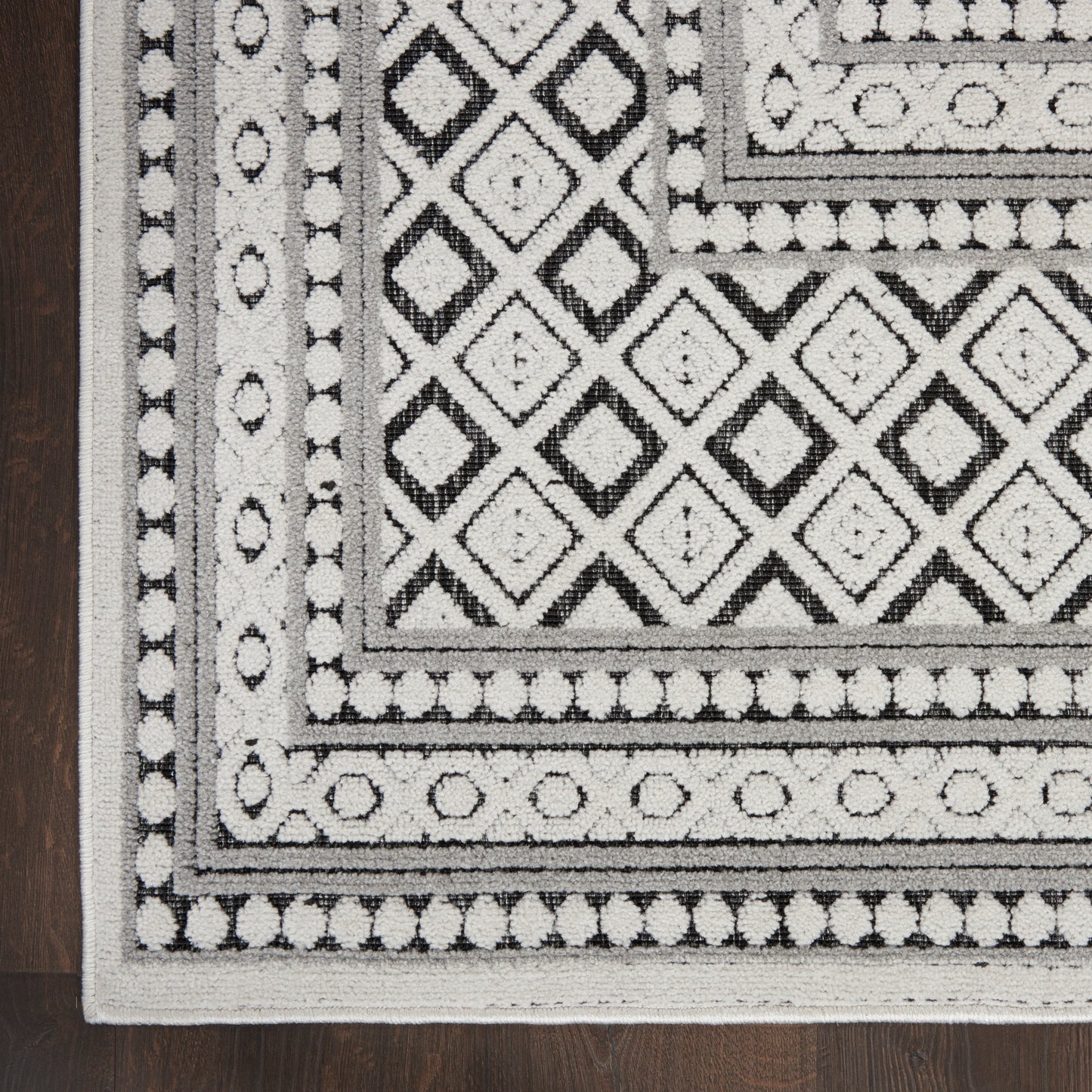 Nourison Home Key Largo  Dark Grey  Transitional