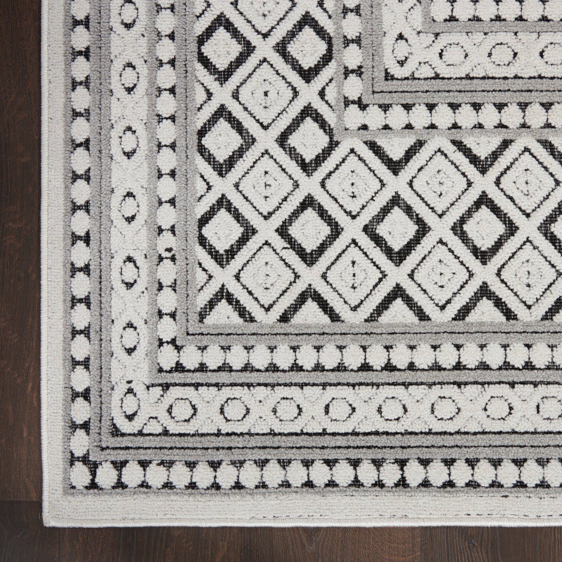 Nourison Home Key Largo  Dark Grey  Transitional