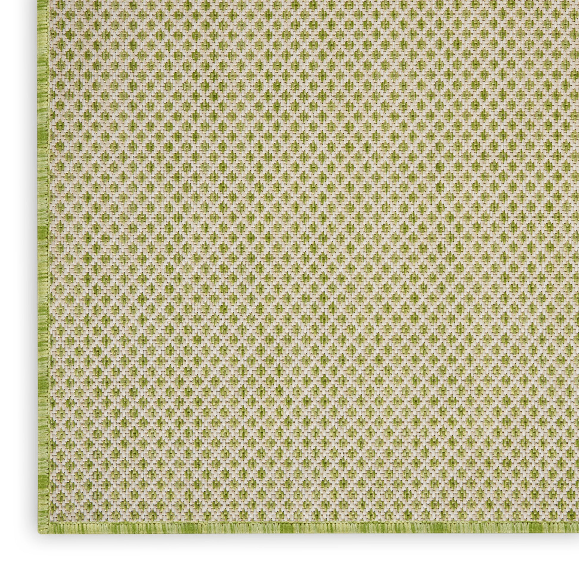 Nourison Home Courtyard  Ivory Green  Contemporary