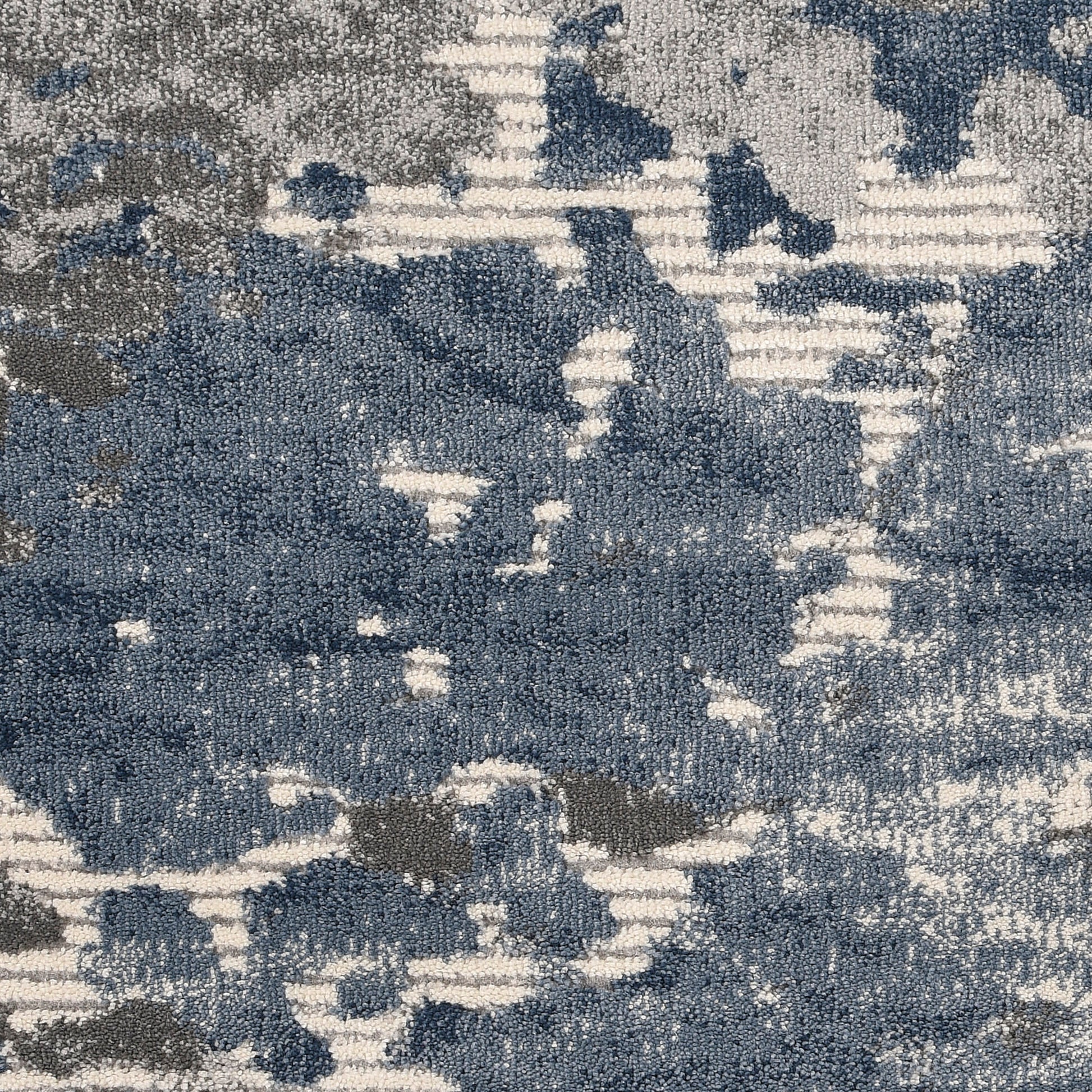 Nourison Home Rustic Textures  Grey Blue  Contemporary