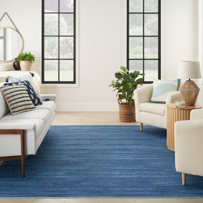 Nourison Home Nourison Washables  Blue  Contemporary