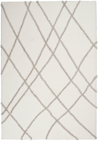Nourison Home Feather Soft  Ivory Grey  Contemporary