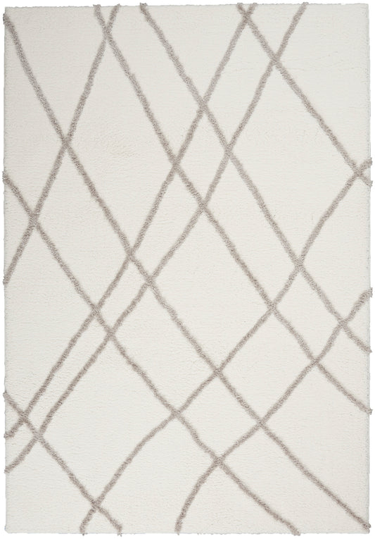 Nourison Home Feather Soft  Ivory Grey  Contemporary