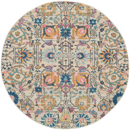 Nourison Home Passion PSN01 Ivory Multicolor Transitional Power-loomed Rugs