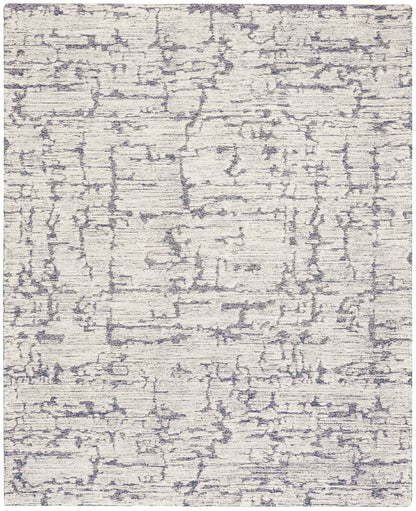 Calvin Klein CK009 Sculptural SCL01 Blue Contemporary Hand Tufted Rug