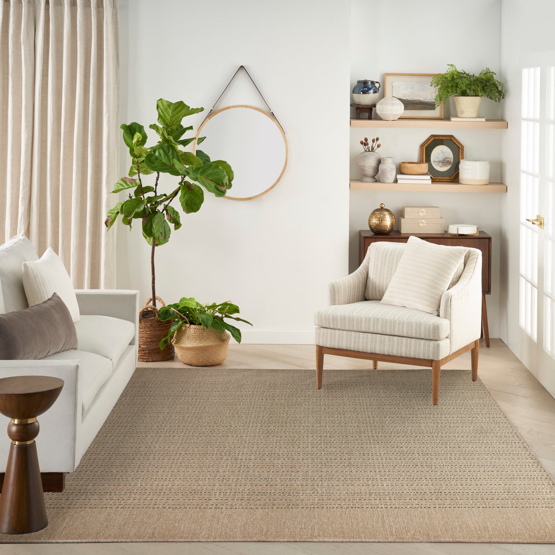 Nourison Home Tulum  Taupe  Contemporary