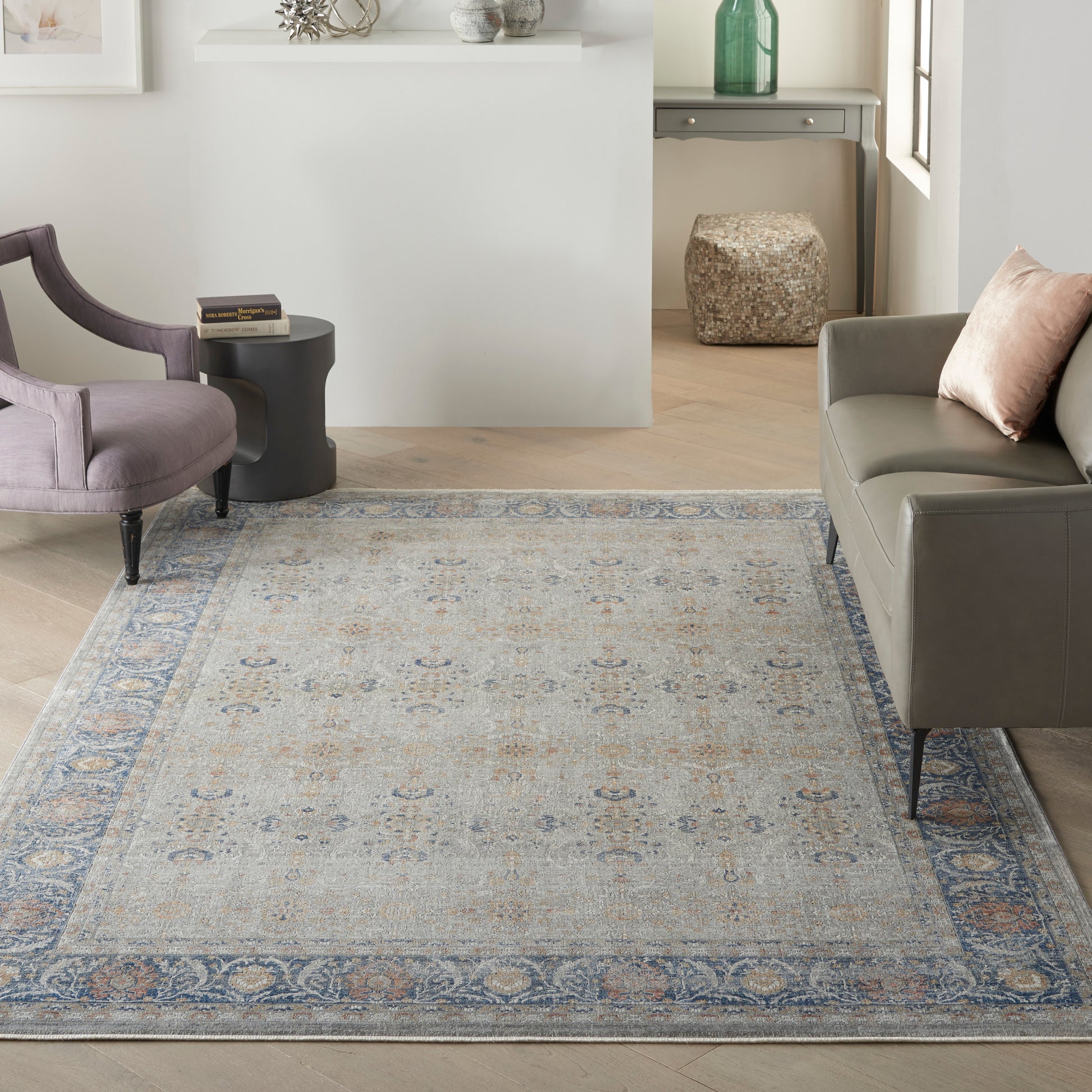 Nourison Home Starry Nights  Grey  Traditional