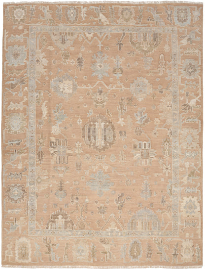Nourison Home Whispers WHP06 Dusty Mauve Traditional Hand Knotted Rug