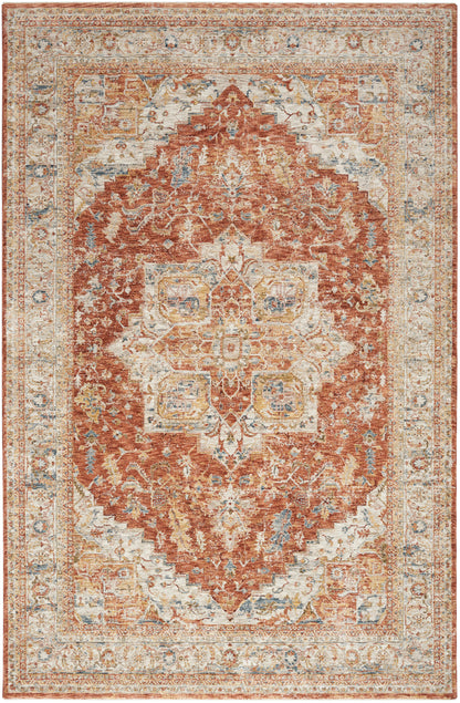 Nourison Home Sahar SHR06 Ivory Multicolor Traditional Power-loomed Rug