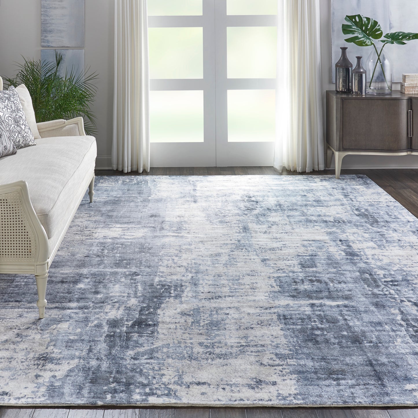 Nourison Home Safari Dreams  Blue  Contemporary