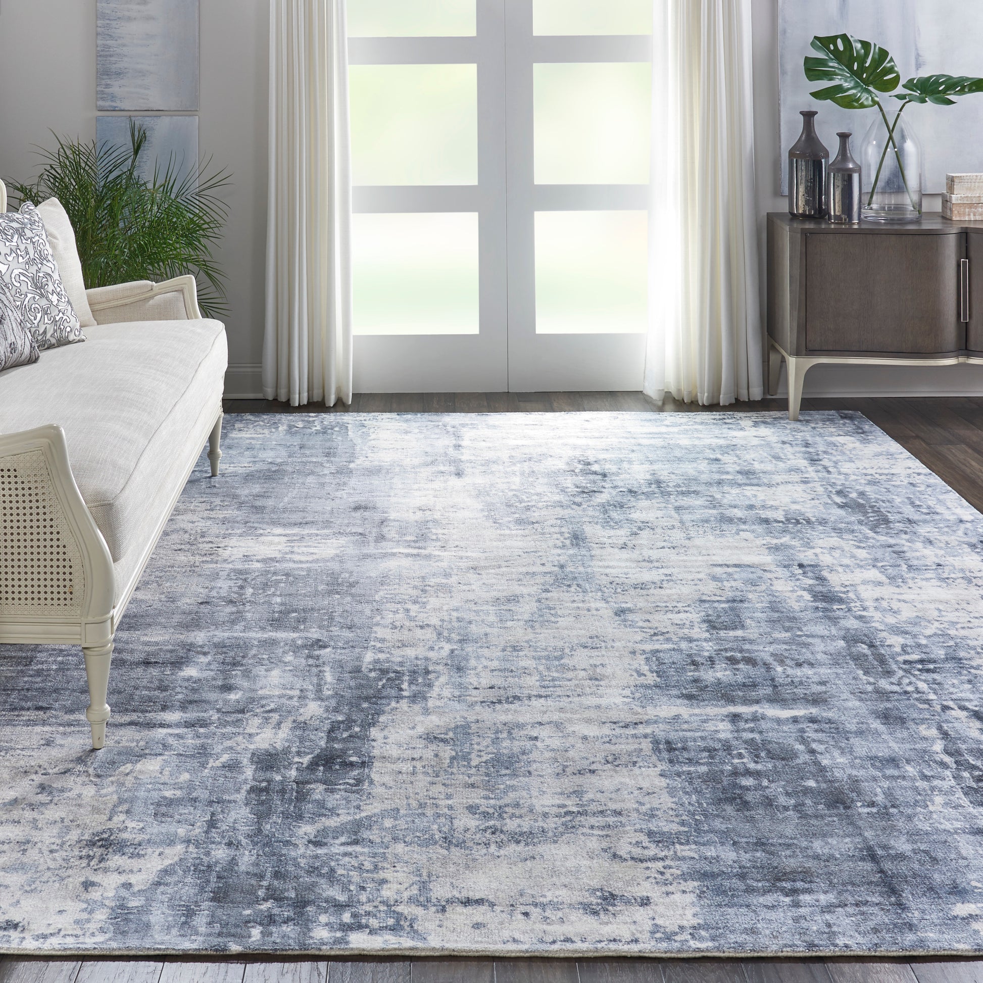 Nourison Home Safari Dreams  Blue  Contemporary