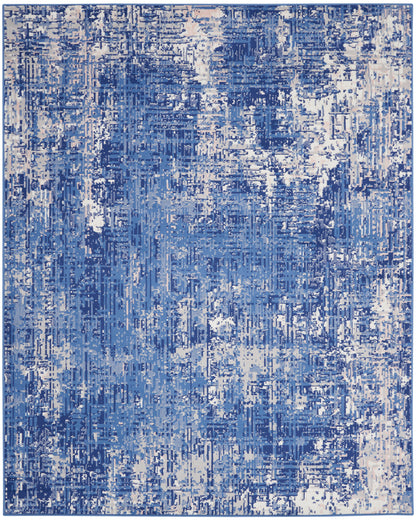 Nourison Home Whimsicle  Blue Ivory  Contemporary