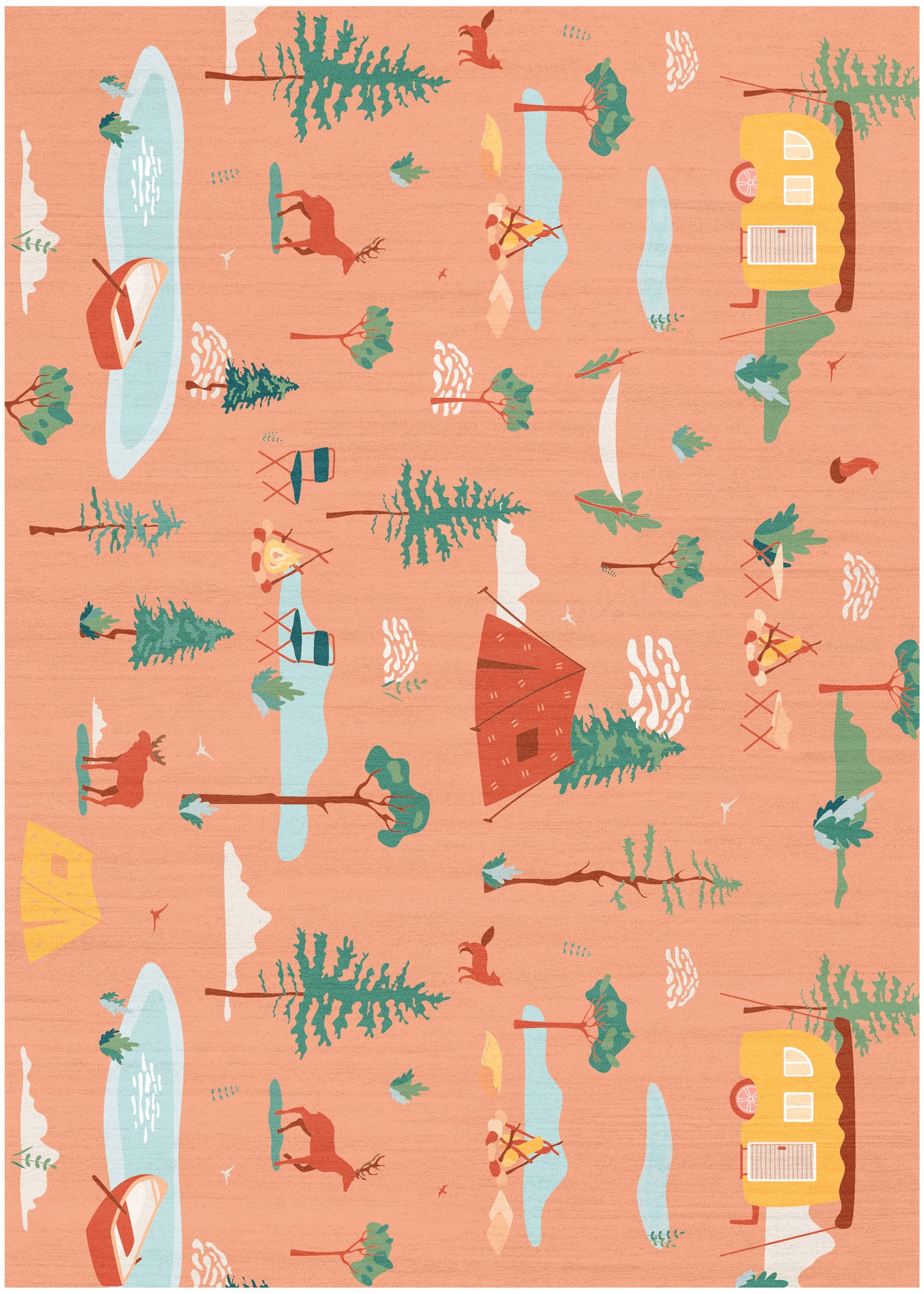 Nourison Home Imagination IMA21 Multicolor Contemporary Machine Printed Rug